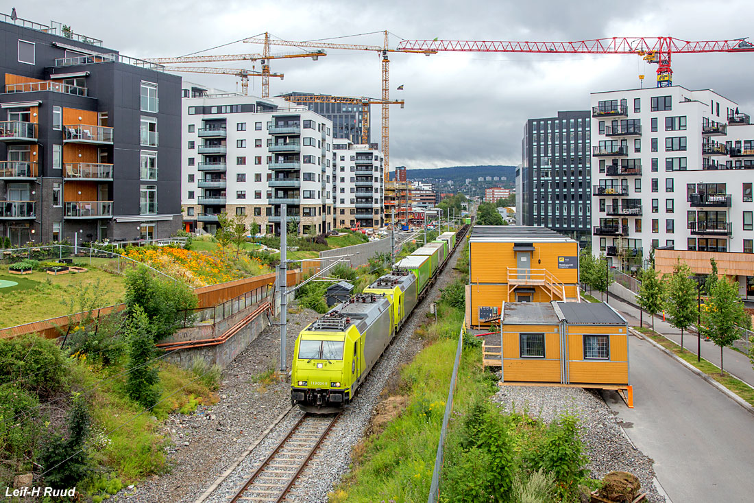 Alnabanen mellom Alnabru og Grefsen 21.07.2019